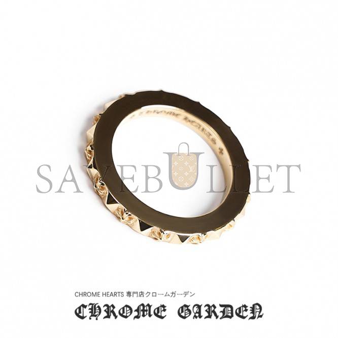 CHROME HEARTS 22K GOLD TRUE FUCKING PUNK RING