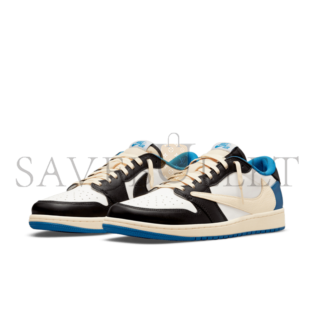 NIKE AIR JORDAN TRAVIS SCOTT X FRAGMENT DESIGN X AIR JORDAN 1 LOW DM7866-140