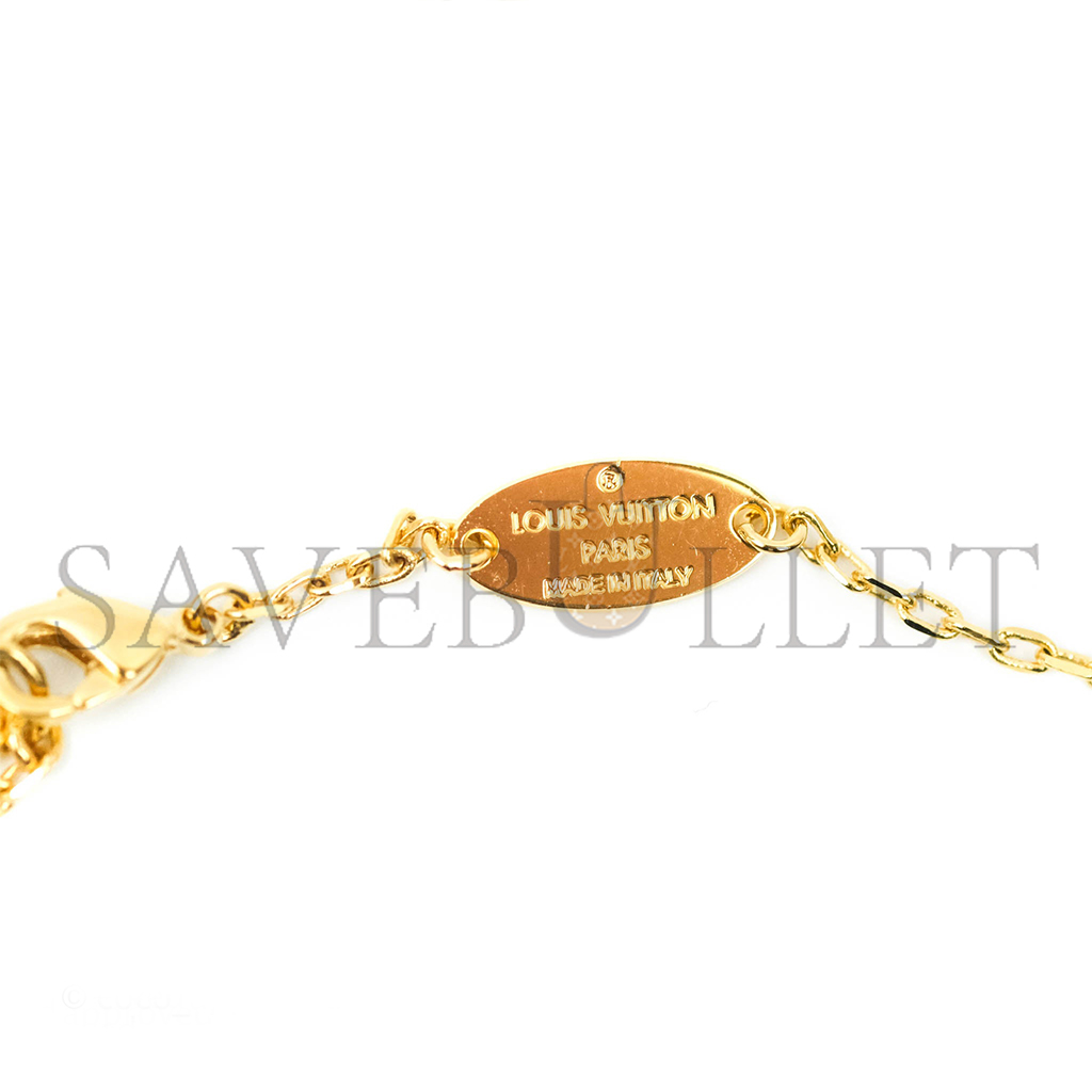 LOUIS VUITTON METAL FALL IN LOVE NECKLACE M00465