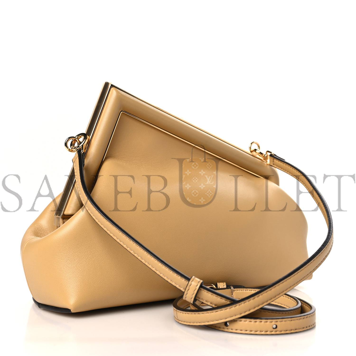 FENDI SHINY NAPPA SMALL FENDI FIRST SAHARA (25*19*9cm)