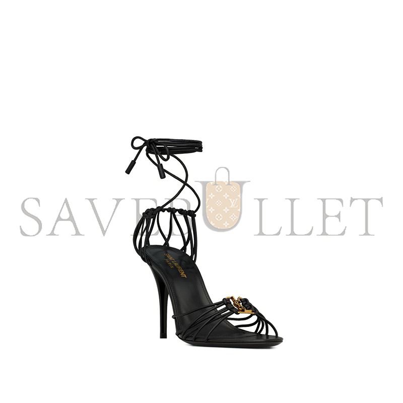 YSL BABYLONE SANDALS IN SMOOTH LEATHER 7857061N8001000 YSL BABYLONE SANDALS IN SMOOTH LEATHER 7857061N8001000