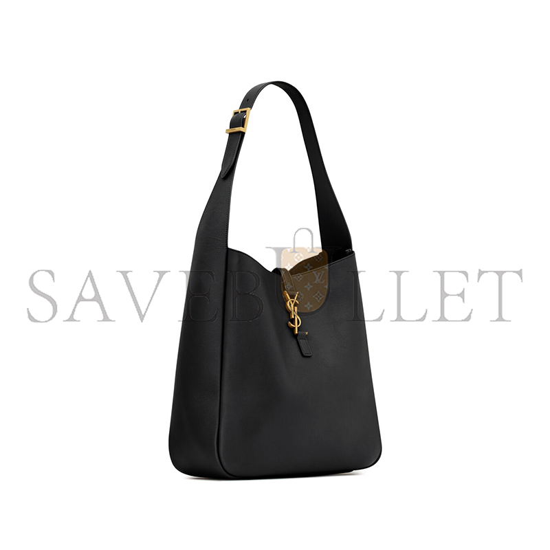 YSL LE 5 À 7 SUPPLE LARGE IN GRAINED LEATHER 753837AAAUQ1000 (30*31*13cm) YSL LE 5 À 7 SUPPLE LARGE IN GRAINED LEATHER 753837AAAUQ1000 (30*31*13cm)