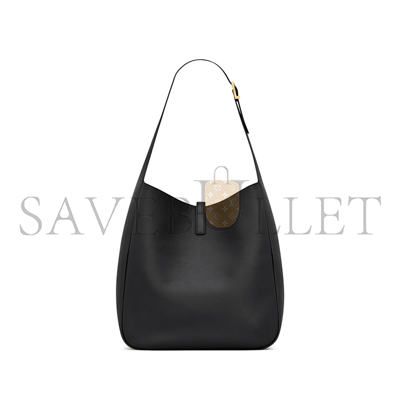 YSL LE 5 À 7 SUPPLE LARGE IN GRAINED LEATHER 753837AAAUQ1000 (30*31*13cm) YSL LE 5 À 7 SUPPLE LARGE IN GRAINED LEATHER 753837AAAUQ1000 (30*31*13cm)