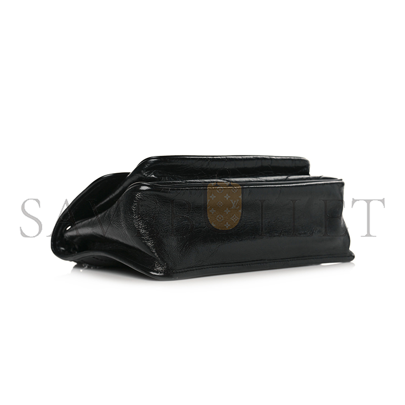 YSL NIKI LARGE IN CRINKLED VINTAGE LEATHER 498830250046 (32*23*9cm)