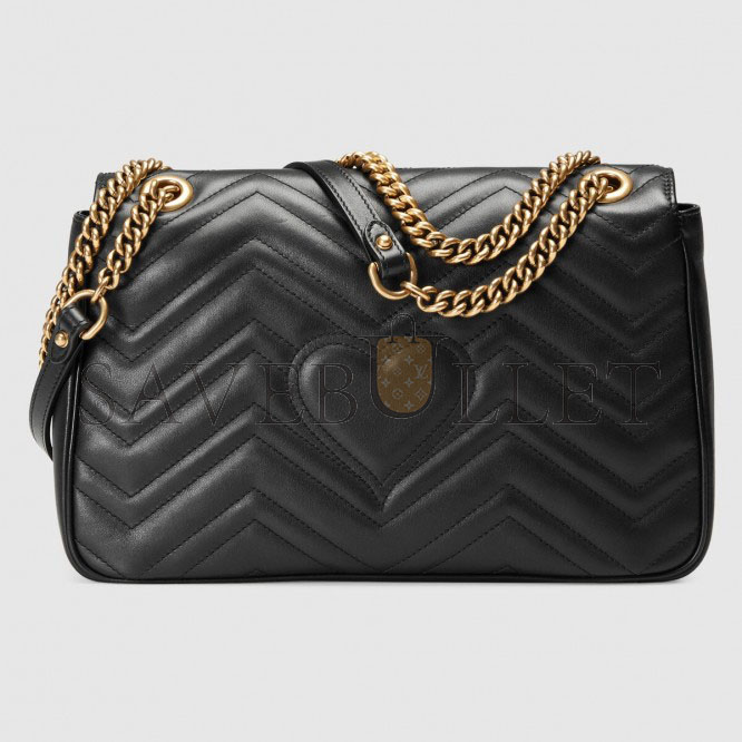 GUCCI GG MARMONT MEDIUM MATELASSÉ SHOULDER BAG 443496 （31*19*7cm）