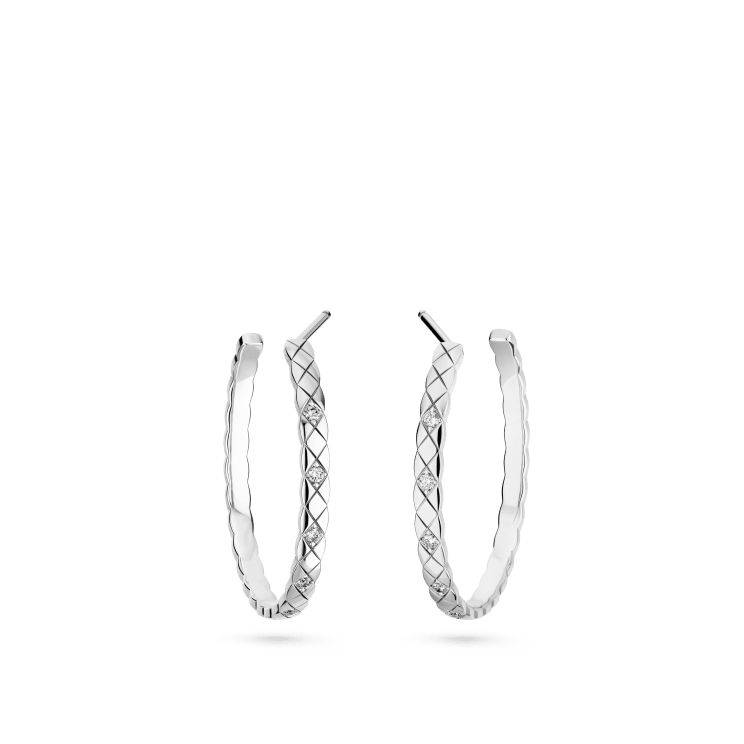 CHANEL COCO CRUSH HOOP EARRINGS - REF. J12094