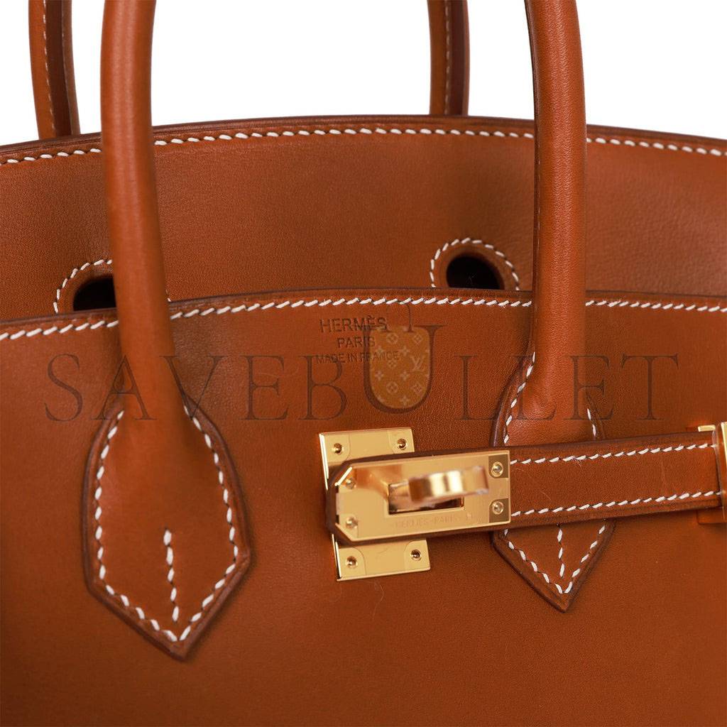 HERMES BIRKIN 25 FAUVE BARENIA GOLD HARDWARE HANDMADE (25cm) HERMES BIRKIN 25 FAUVE BARENIA GOLD HARDWARE HANDMADE (25cm)