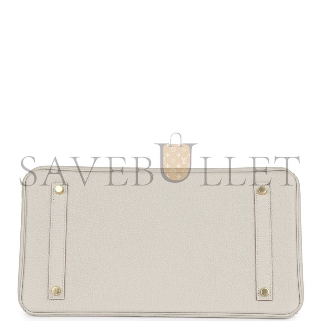 HERMES BIRKIN 35 GRIS PERLE TOGO GOLD HARDWARE 39891068813406 (35cm) HERMES BIRKIN 35 GRIS PERLE TOGO GOLD HARDWARE 39891068813406 (35cm)