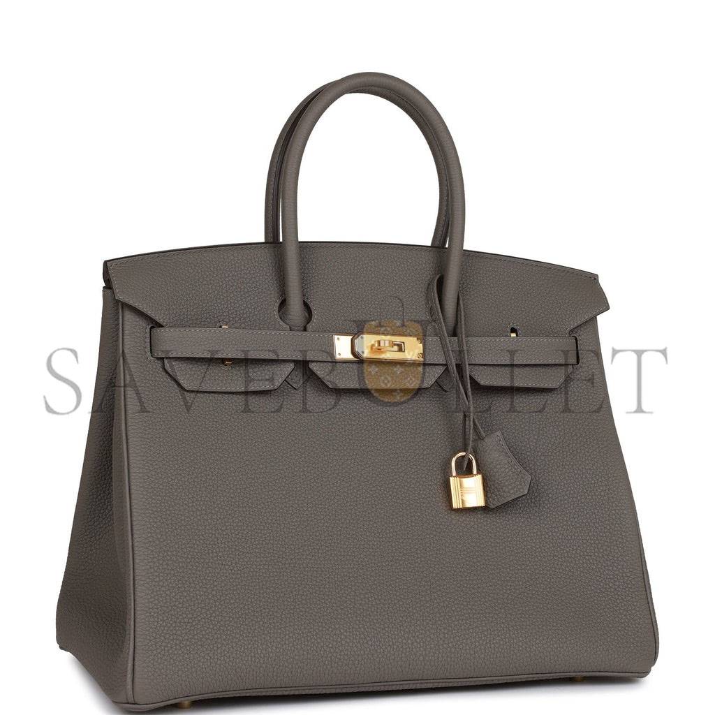 HERMES BIRKIN 35 GRIS MEYER TOGO GOLD HARDWARE 39880414560350 (35cm) HERMES BIRKIN 35 GRIS MEYER TOGO GOLD HARDWARE 39880414560350 (35cm)