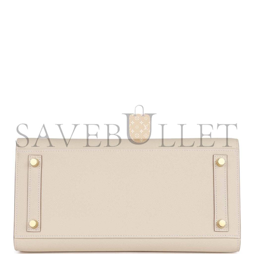 HERMES BIRKIN SELLIER 30 CRAIE EPSOM GOLD HARDWARE 39873599111262 (30cm) HERMES BIRKIN SELLIER 30 CRAIE EPSOM GOLD HARDWARE 39873599111262 (30cm)