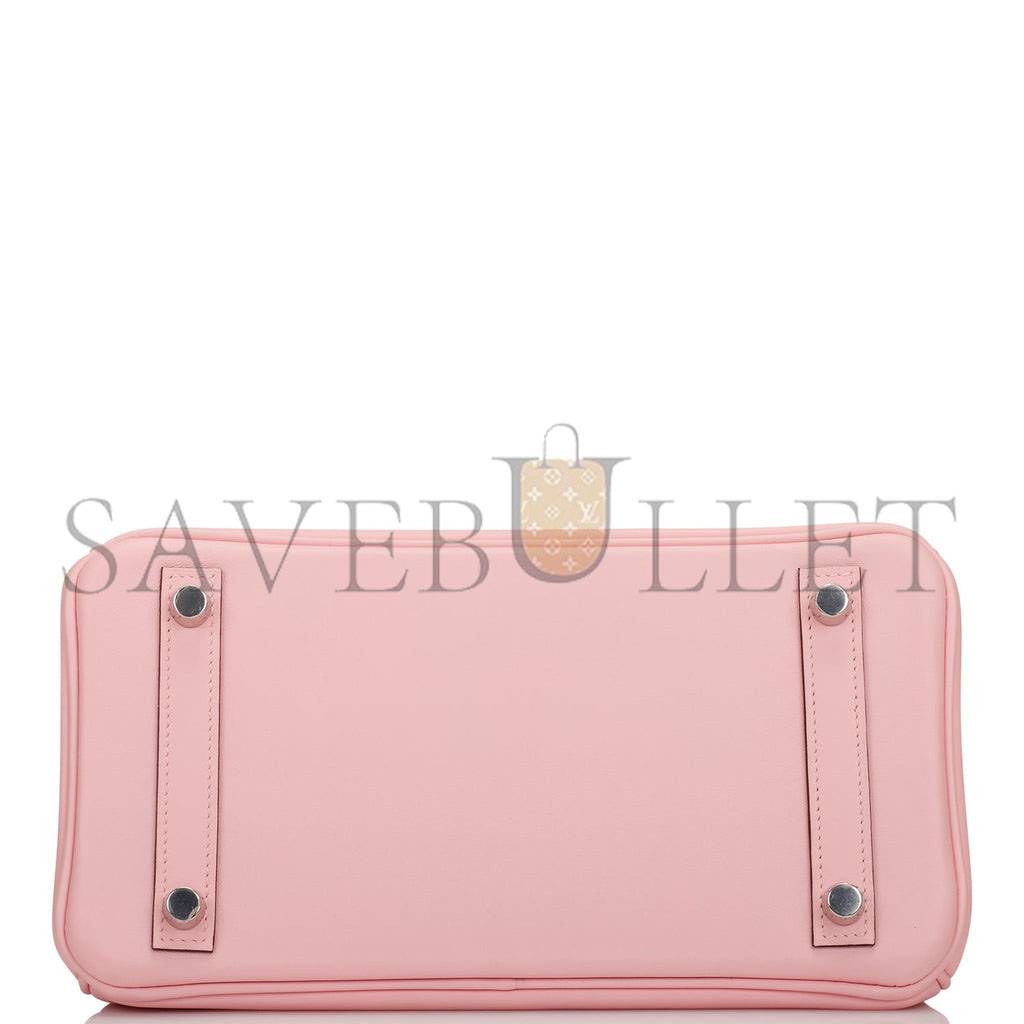 HERMES BIRKIN 25 ROSE SAKURA JONATHAN PALLADIUM HARDWARE HANDMADE (25cm) HERMES BIRKIN 25 ROSE SAKURA JONATHAN PALLADIUM HARDWARE HANDMADE (25cm)