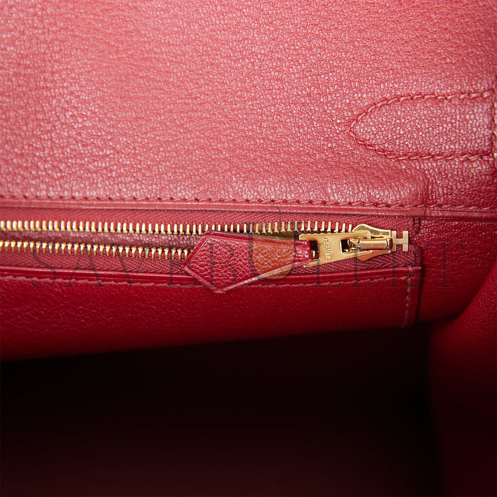 HERMES SPECIAL ORDER (HSS) BIRKIN 30 CRAIE AND ROUGE GRENAT TOGO PERMABRASS HARDWARE ( 30cm*22*16cm) HERMES SPECIAL ORDER (HSS) BIRKIN 30 CRAIE AND ROUGE GRENAT TOGO PERMABRASS HARDWARE ( 30cm*22*16cm)