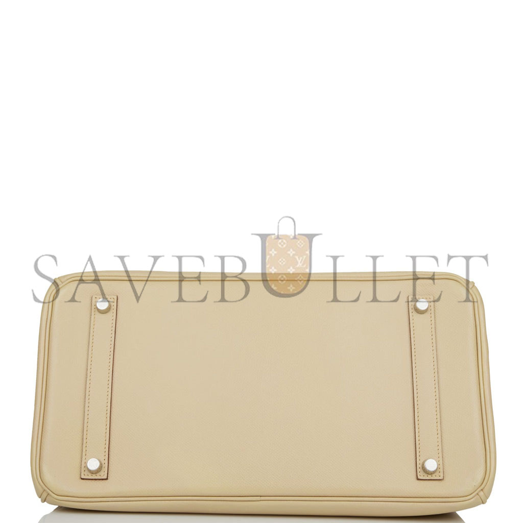 HERMES BIRKIN 35 PARCHEMIN EPSOM PALLADIUM HARDWARE (35cm) HERMES BIRKIN 35 PARCHEMIN EPSOM PALLADIUM HARDWARE (35cm)