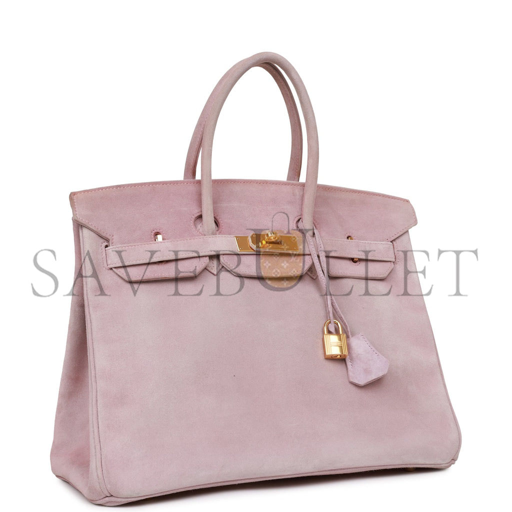 HERMES BIRKIN 35 LILAC DOBLIS GOLD HARDWARE (35cm) HERMES BIRKIN 35 LILAC DOBLIS GOLD HARDWARE (35cm)