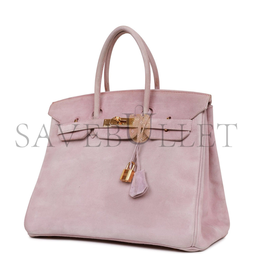 HERMES BIRKIN 35 LILAC DOBLIS GOLD HARDWARE (35cm) HERMES BIRKIN 35 LILAC DOBLIS GOLD HARDWARE (35cm)