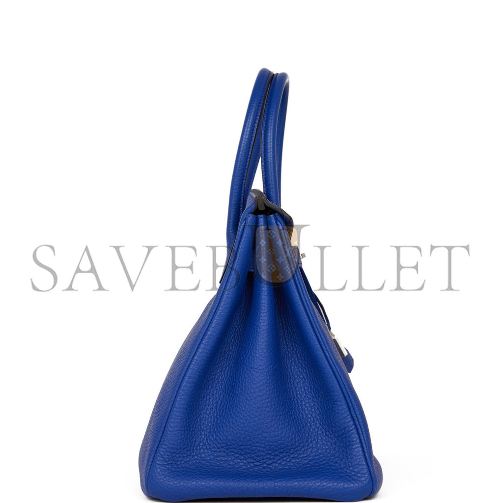 HERMES BIRKIN 35 BLEU ELECTRIC TOGO PALLADIUM HARDWARE (35cm) HERMES BIRKIN 35 BLEU ELECTRIC TOGO PALLADIUM HARDWARE (35cm)