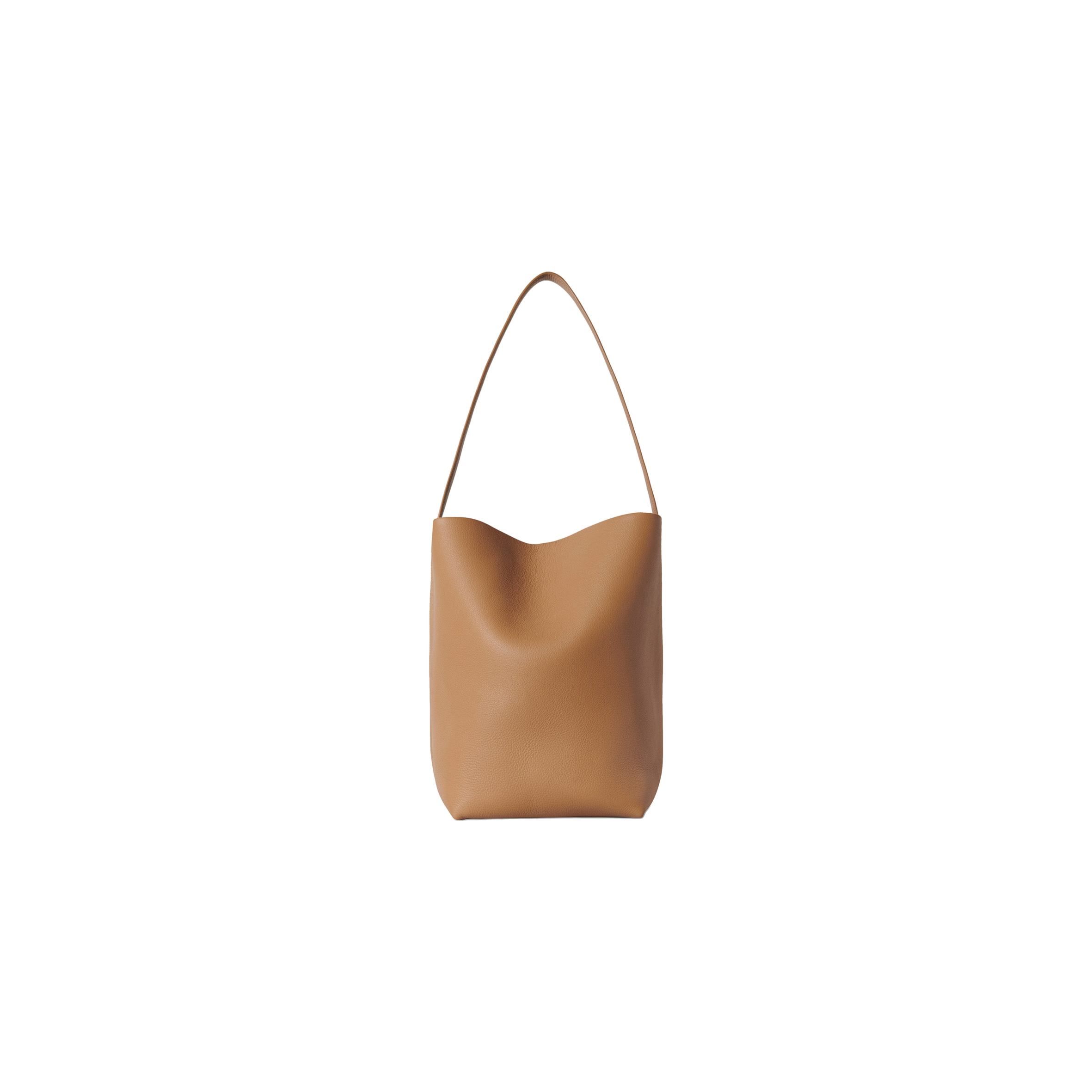 THE ROW MEDIUM NS PARK TOTE BAG IN LEATHER CINNAMON W1313L129CMON (33*28*15cm)