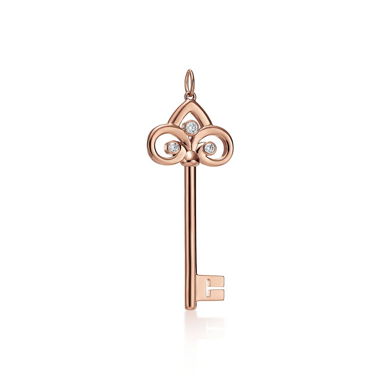 TIFFANY KEYS FLEUR DE LIS KEY PENDANT