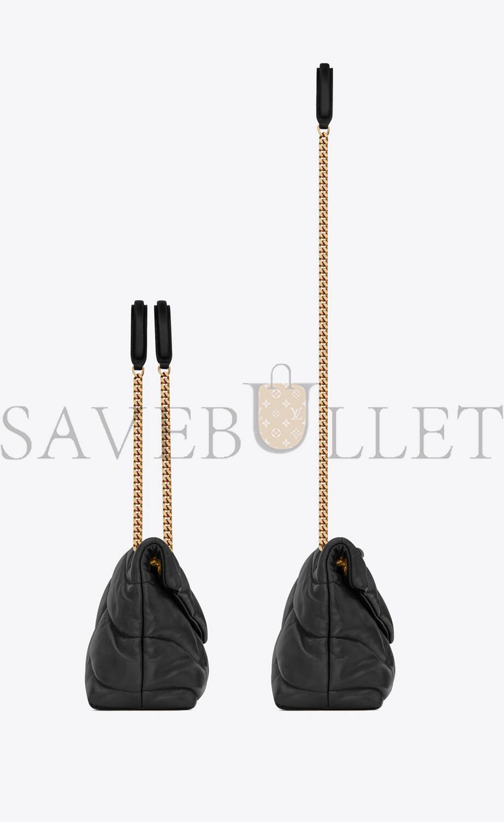YSL PUFFER SMALL CHAIN BAG IN QUILTED LAMBSKIN 5774761EL071000 (29*17*11cm) YSL PUFFER SMALL CHAIN BAG IN QUILTED LAMBSKIN 5774761EL071000 (29*17*11cm)